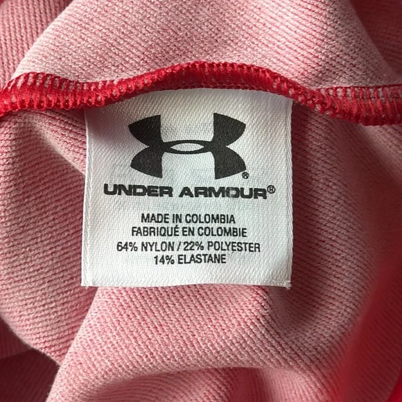 Under Armour Women's Long Sleeve Mock Neck Top - Vibrant Red - Medium - Picture 7 of 12